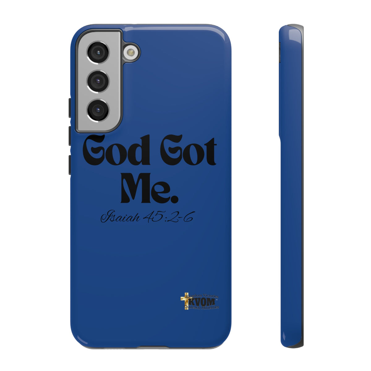 God Got Me KVOM Tough Case, Black Print