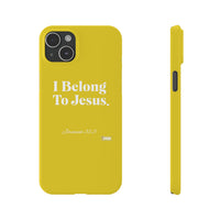 I Belong To Jesus Slim Phone Cases