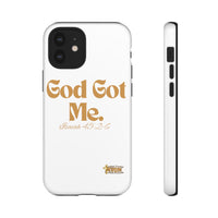 God Got Me KVOM Tough Case, Gold Print