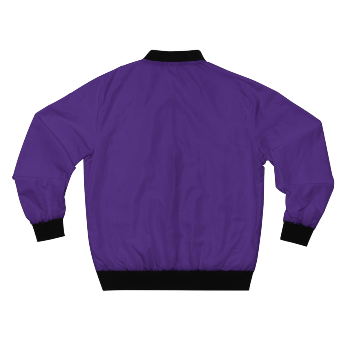 KVOM Logo Men's Bomber Jacket: Drk Purple