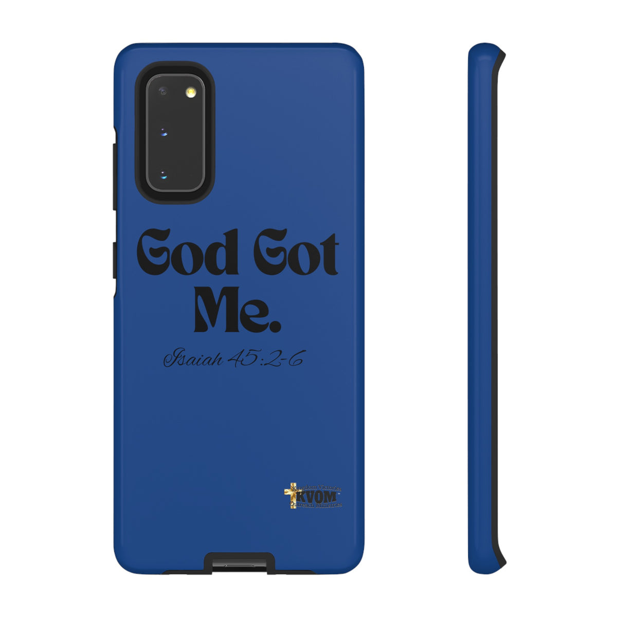 God Got Me KVOM Tough Case, Black Print