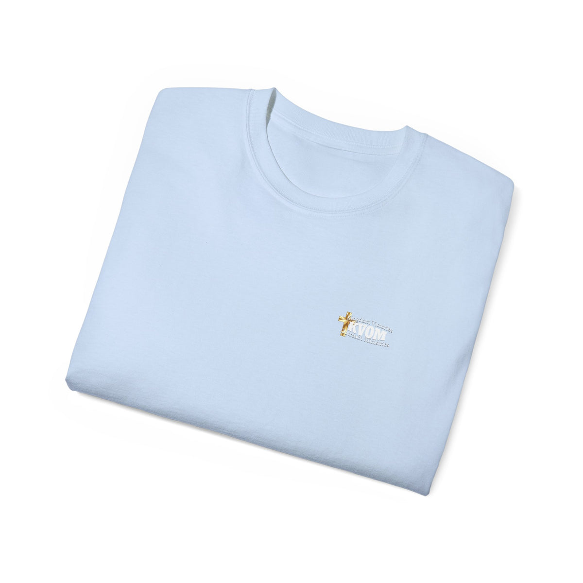 KVOM White Logo Essentials Tee