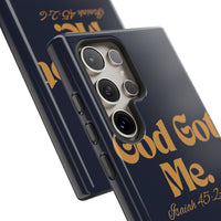 God Got Me KVOM Tough Case, Gold Print