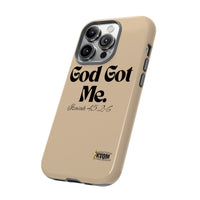 God Got Me KVOM Tough Case, Black Print