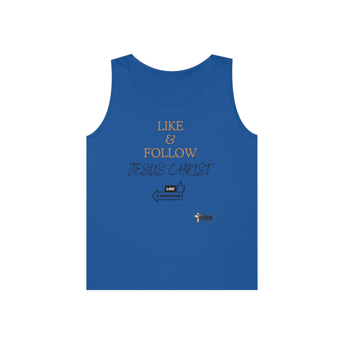 Like & Follow Jesus Men's Sports Jersey Tank