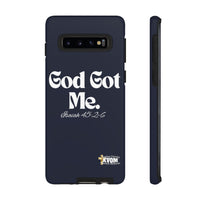 God Got Me KVOM Tough Case, White Print