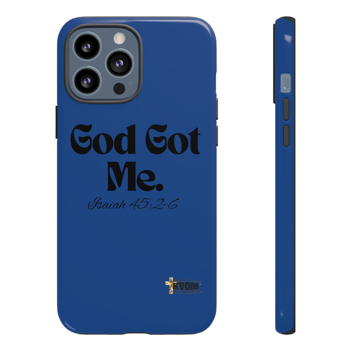 God Got Me KVOM Tough Case, Black Print