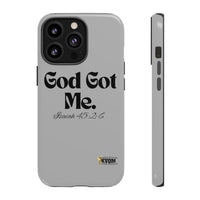 God Got Me KVOM Tough Case, Black Print