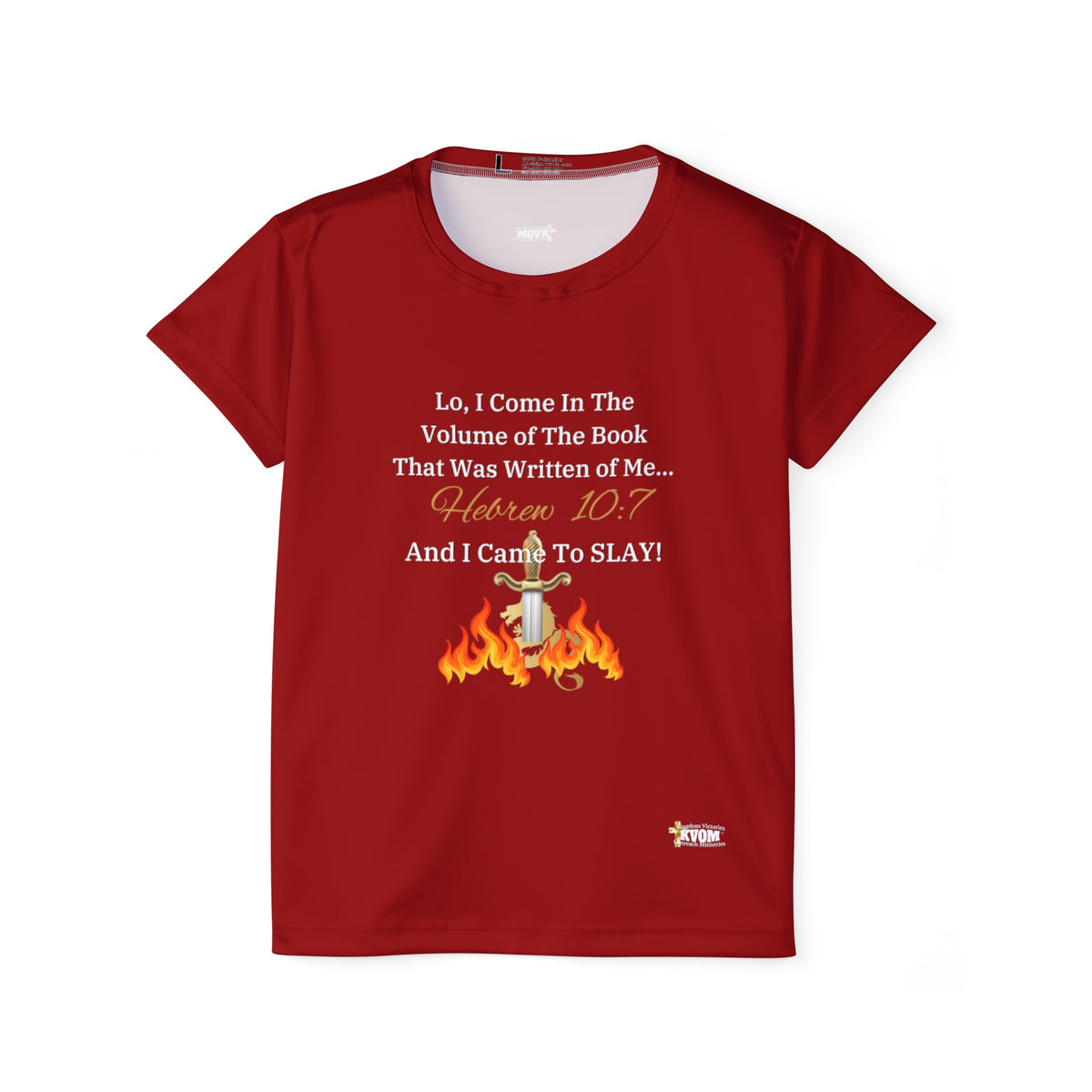 Lo I Come in the Volume to Slay Jersey Women's T-Shirt