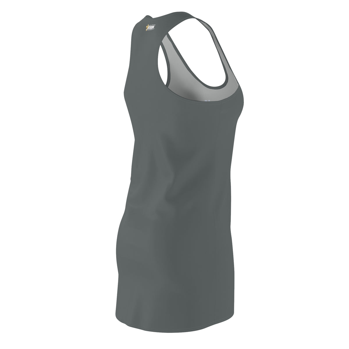 Don't Give Up On God Women's Racerback Dress, Grey