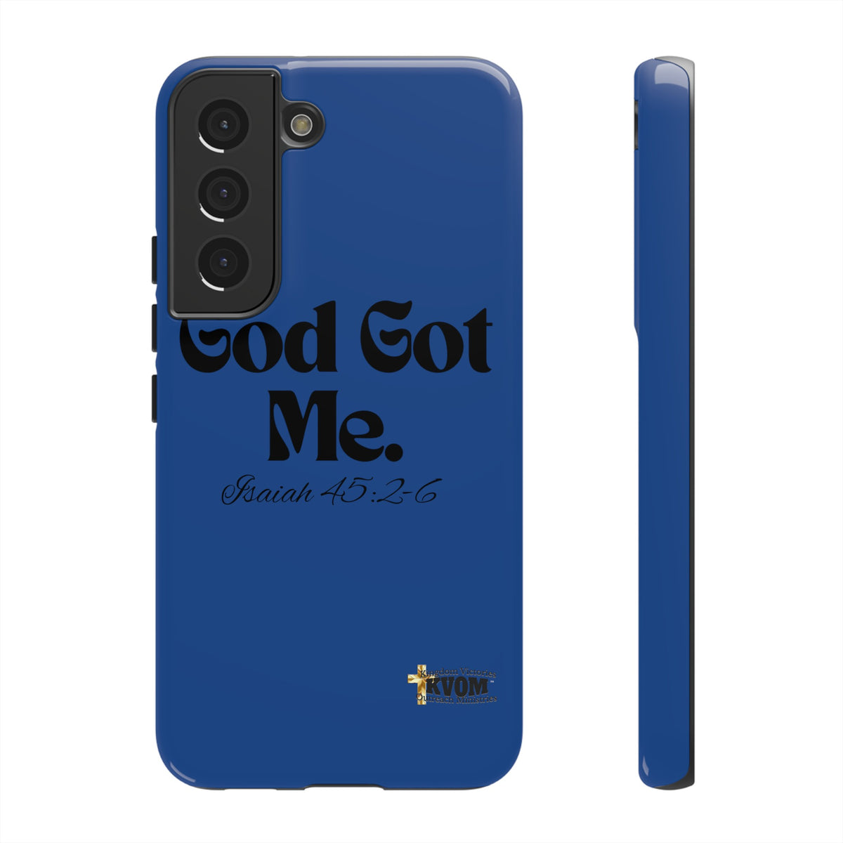 God Got Me KVOM Tough Case, Black Print