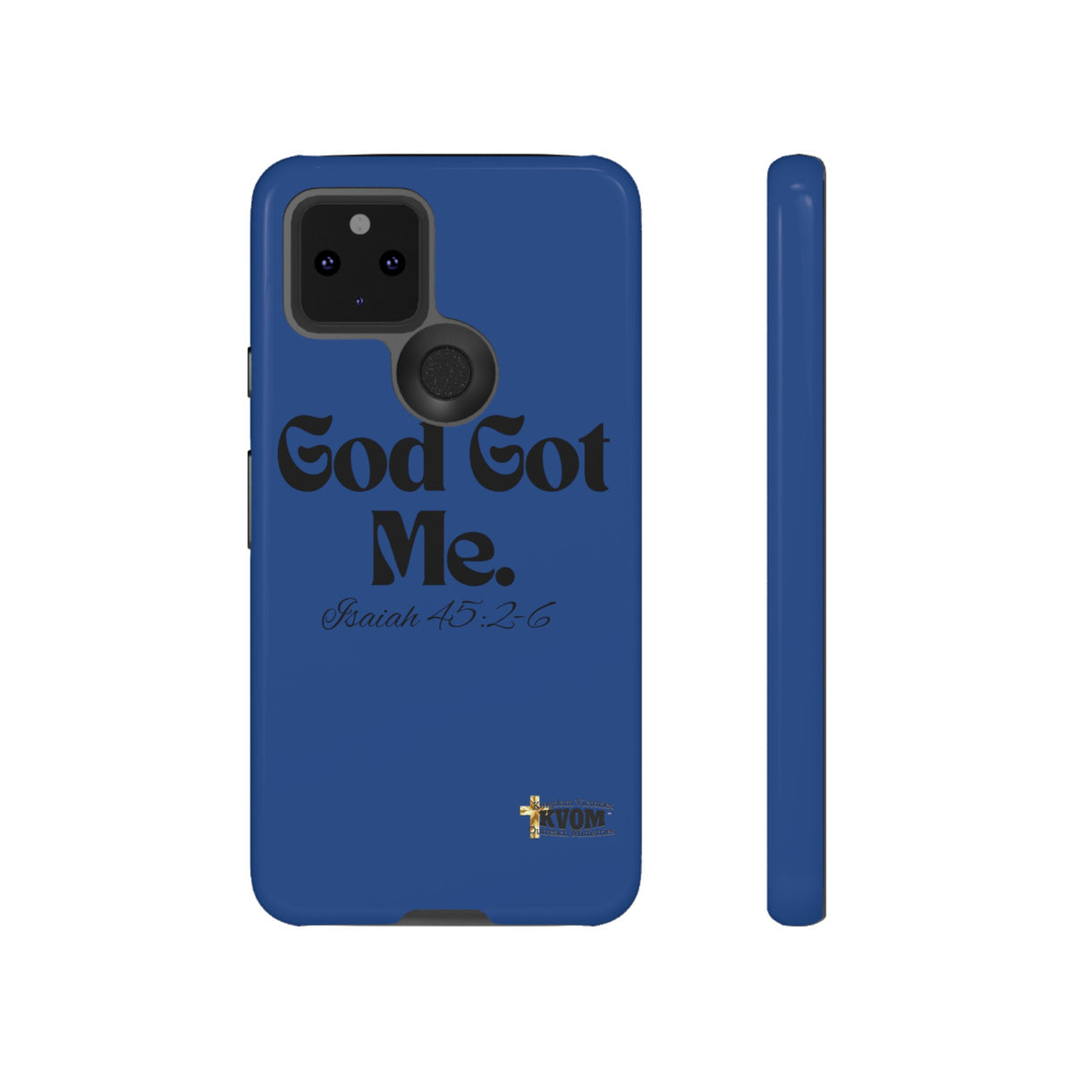 God Got Me KVOM Tough Case, Black Print