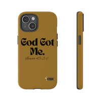 God Got Me KVOM Tough Case, Black Print