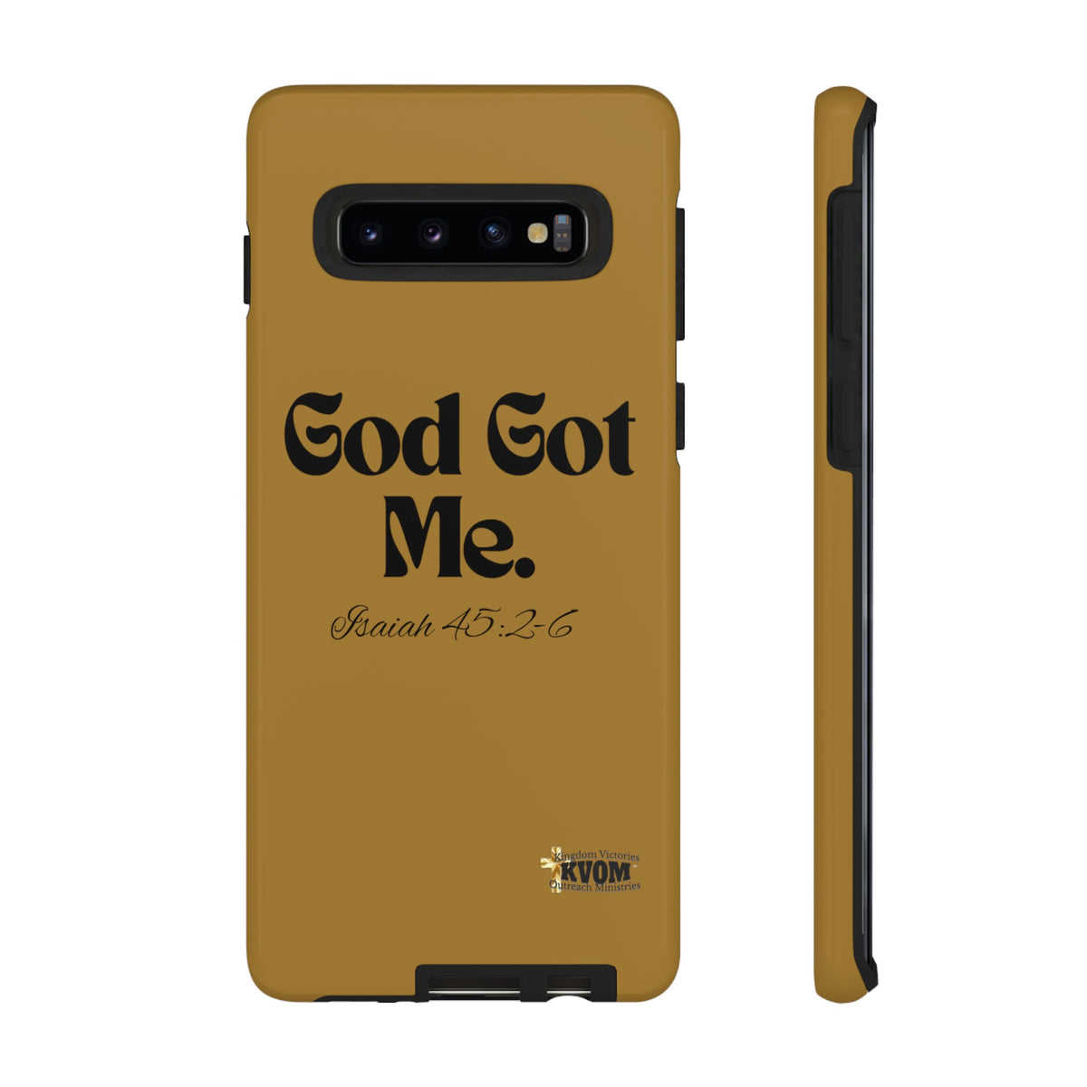 God Got Me KVOM Tough Case, Black Print