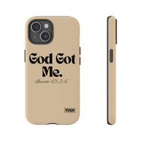 God Got Me KVOM Tough Case, Black Print