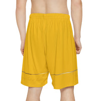 Lion of the Tribe Judah Men’s Sports Shorts, Yellow Gold