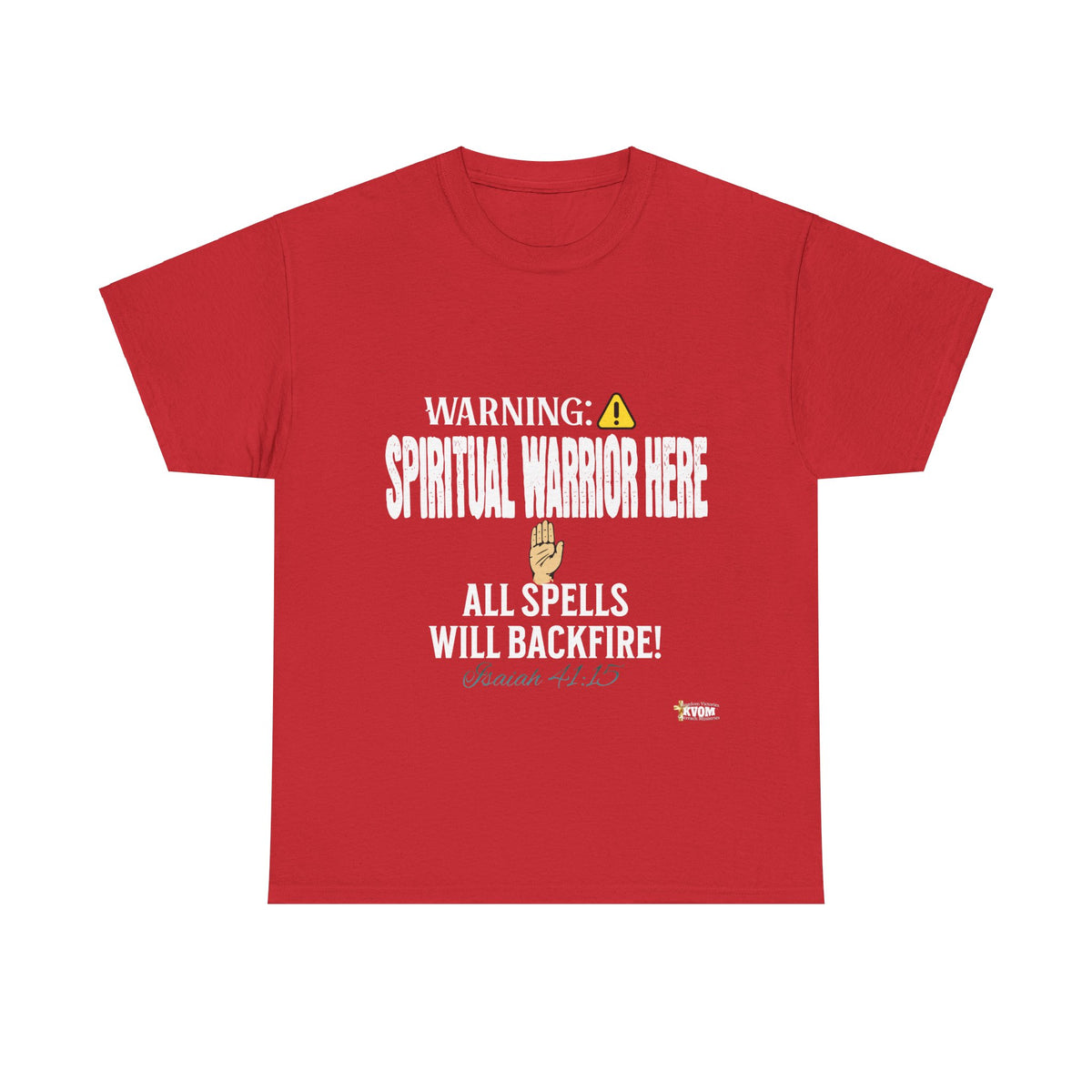 WARNING: Spiritual Warning Here T-Shirt, White Print