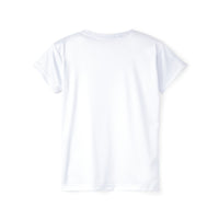 Don't Give Up On God Women's Jersey Tee, White