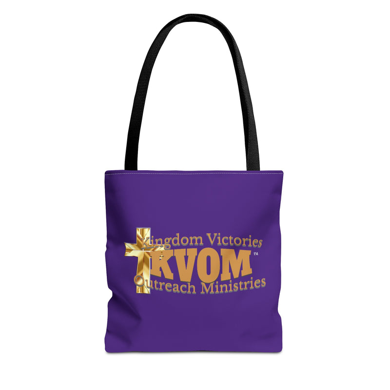 KVOM Logo Tote Bag, True Gold