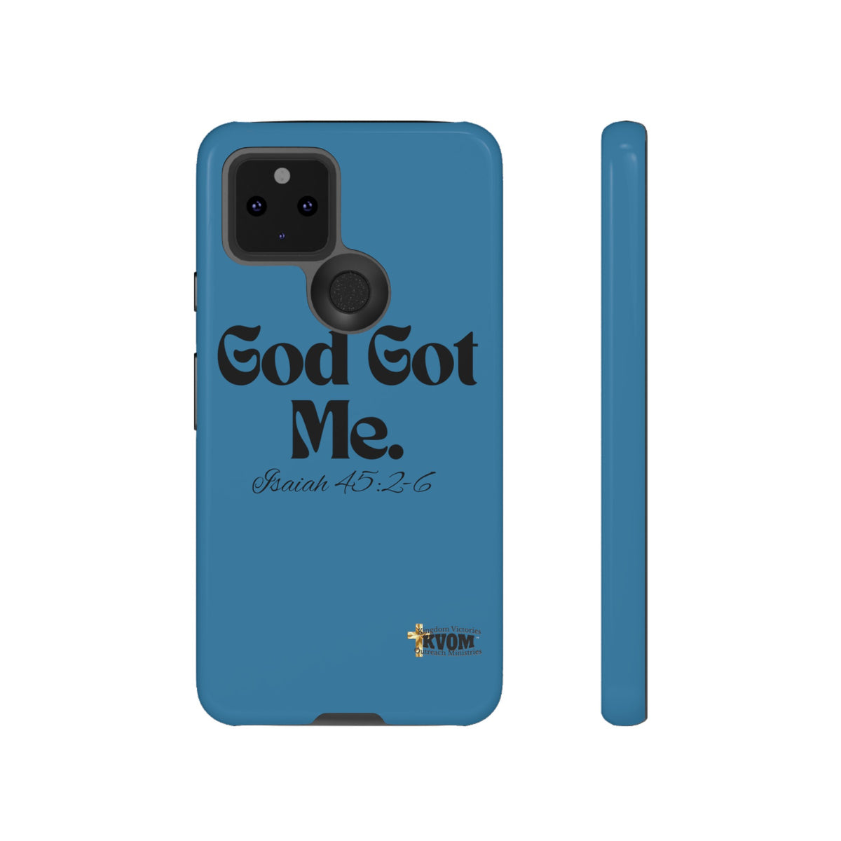 God Got Me KVOM Tough Case, Black Print