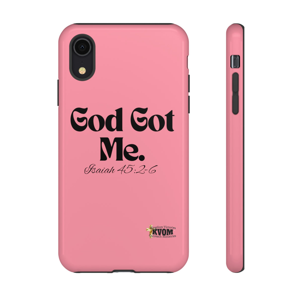 God Got Me KVOM Tough Case, Black Print