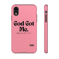 God Got Me KVOM Tough Case, Black Print