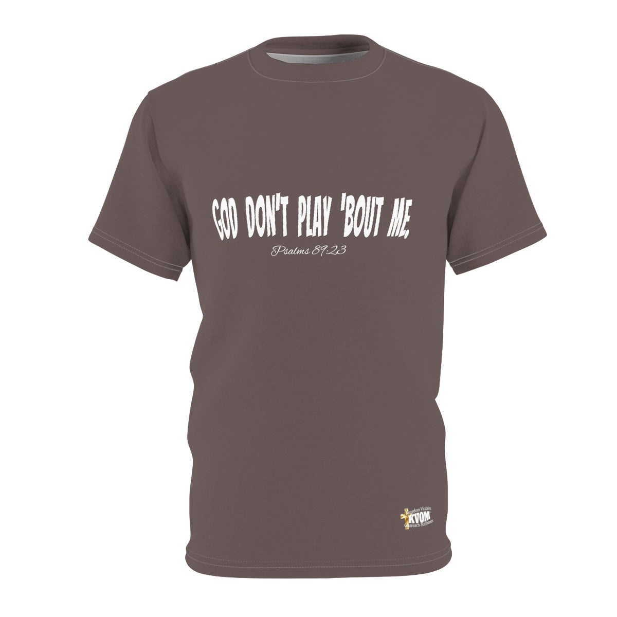 God Don't Play Bout Me T-Shirt, Dark Grey