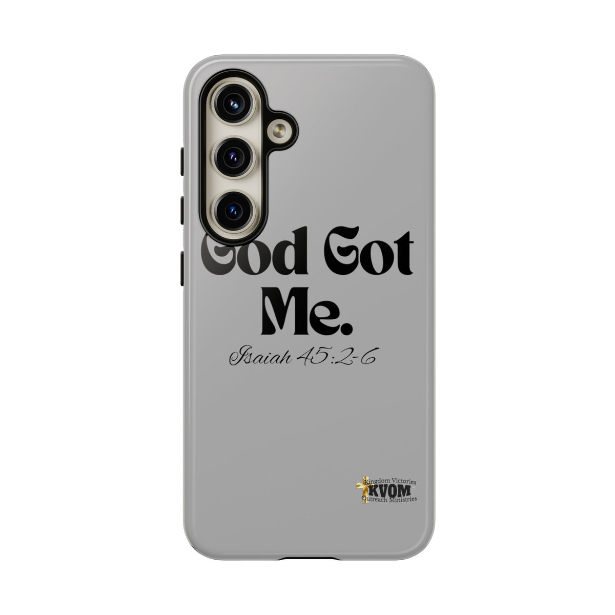 God Got Me KVOM Tough Case, Black Print