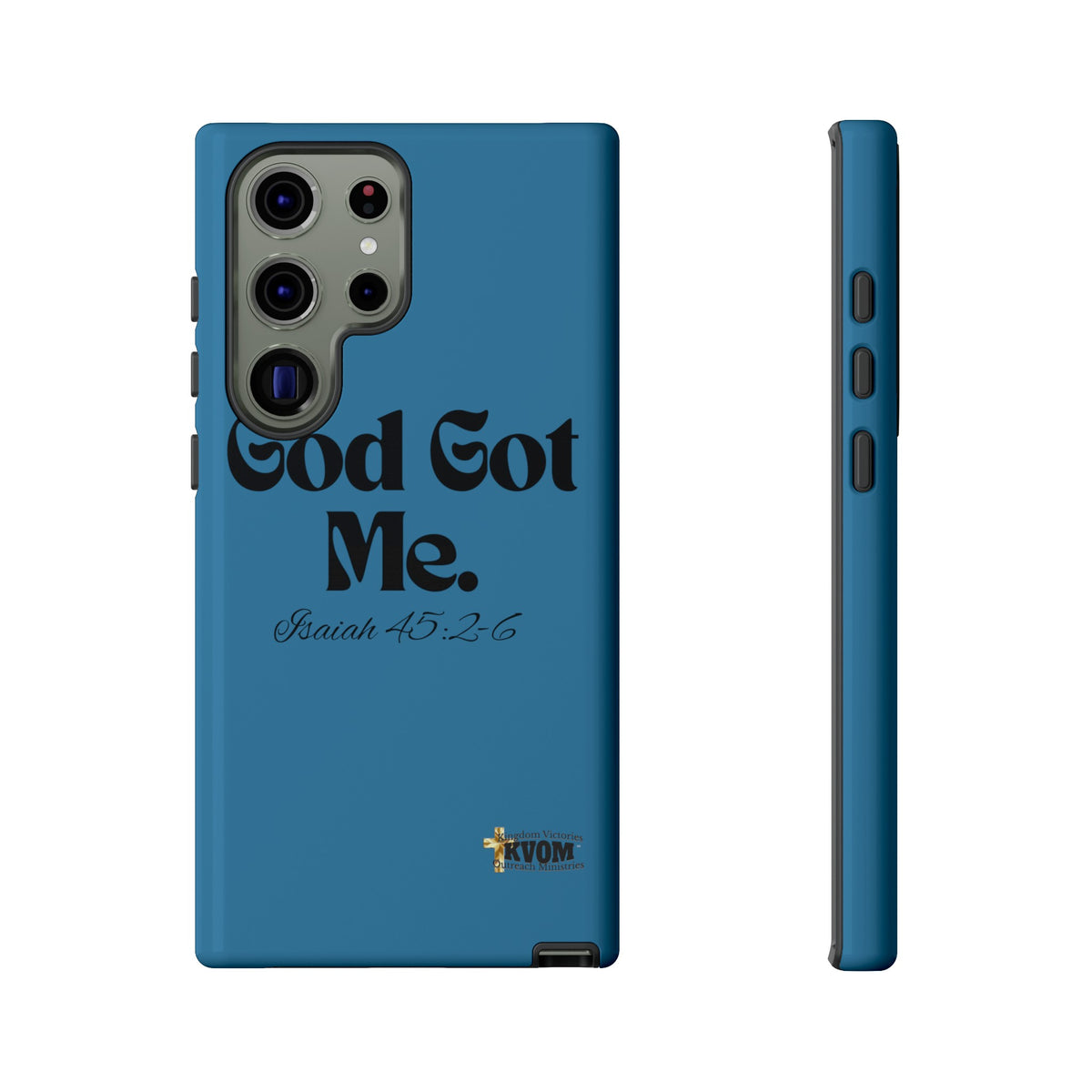 God Got Me KVOM Tough Case, Black Print