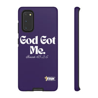 God Got Me KVOM Tough Case, White Print