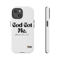 God Got Me KVOM Tough Case, Black Print