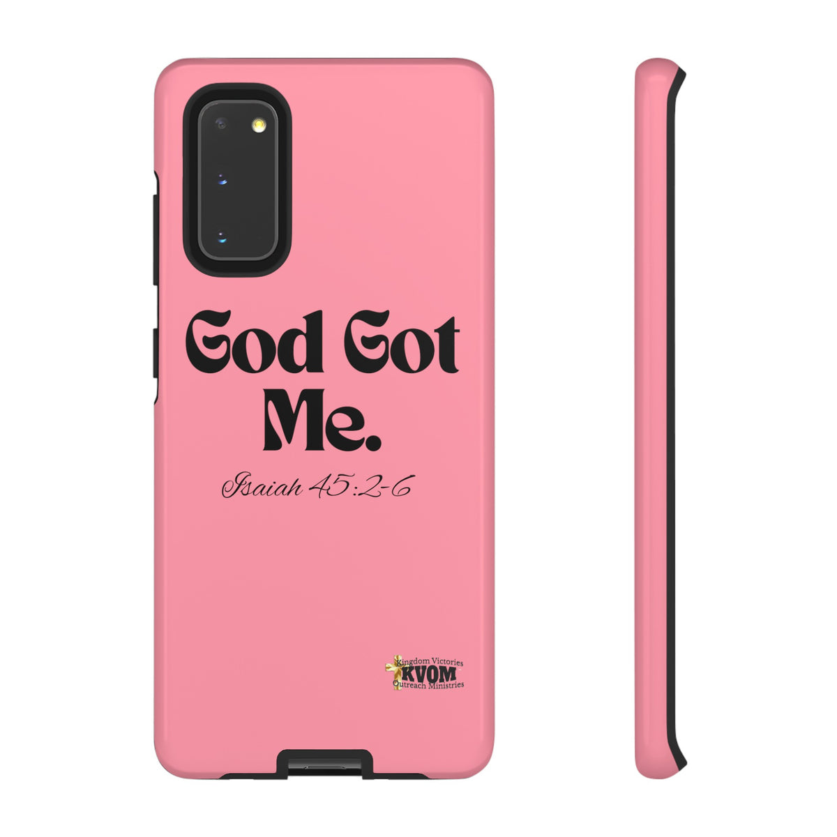 God Got Me KVOM Tough Case, Black Print