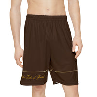 Lion of the Tribe Judah Men’s Sports Shorts, Brown