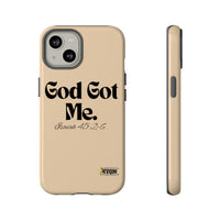 God Got Me KVOM Tough Case, Black Print