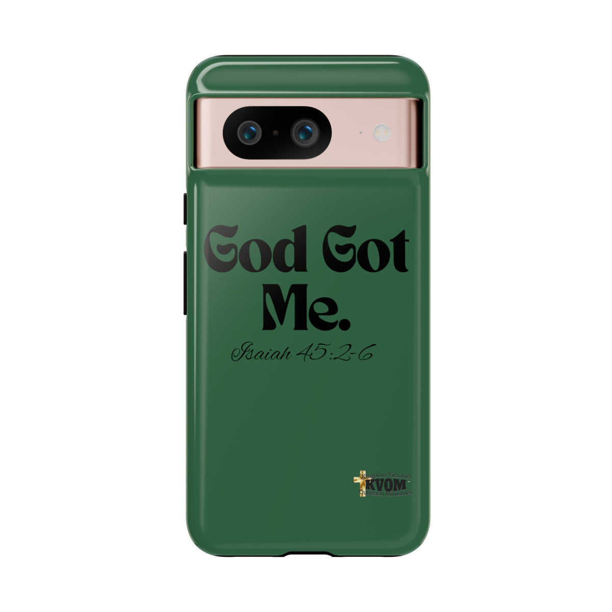 God Got Me KVOM Tough Case, Black Print