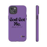 God Got Me KVOM Tough Case, Black Print