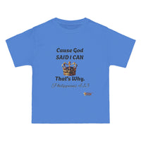 Cause God Said I Can Relaxed Fit Short-Sleeve T-Shirt