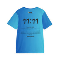 Team Jesus 11:11 Men's Jersey T-Shirt, Gradient Blue