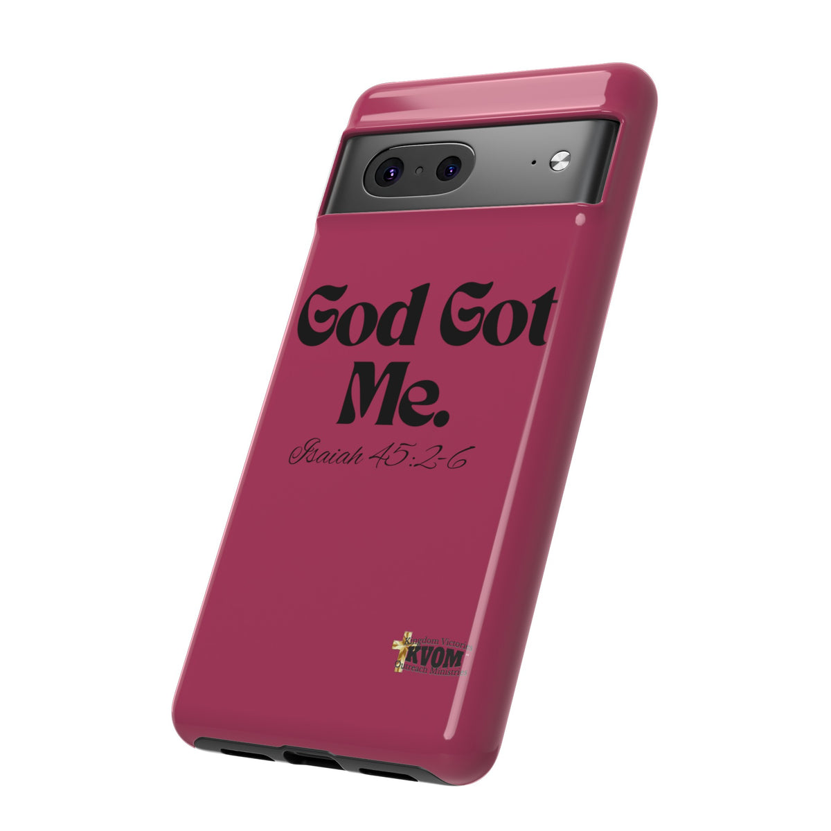 God Got Me KVOM Tough Case, Black Print