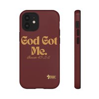 God Got Me KVOM Tough Case, Gold Print