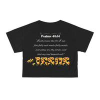 Loving Myself & Jesus Sunflowers Crop Top Shirt