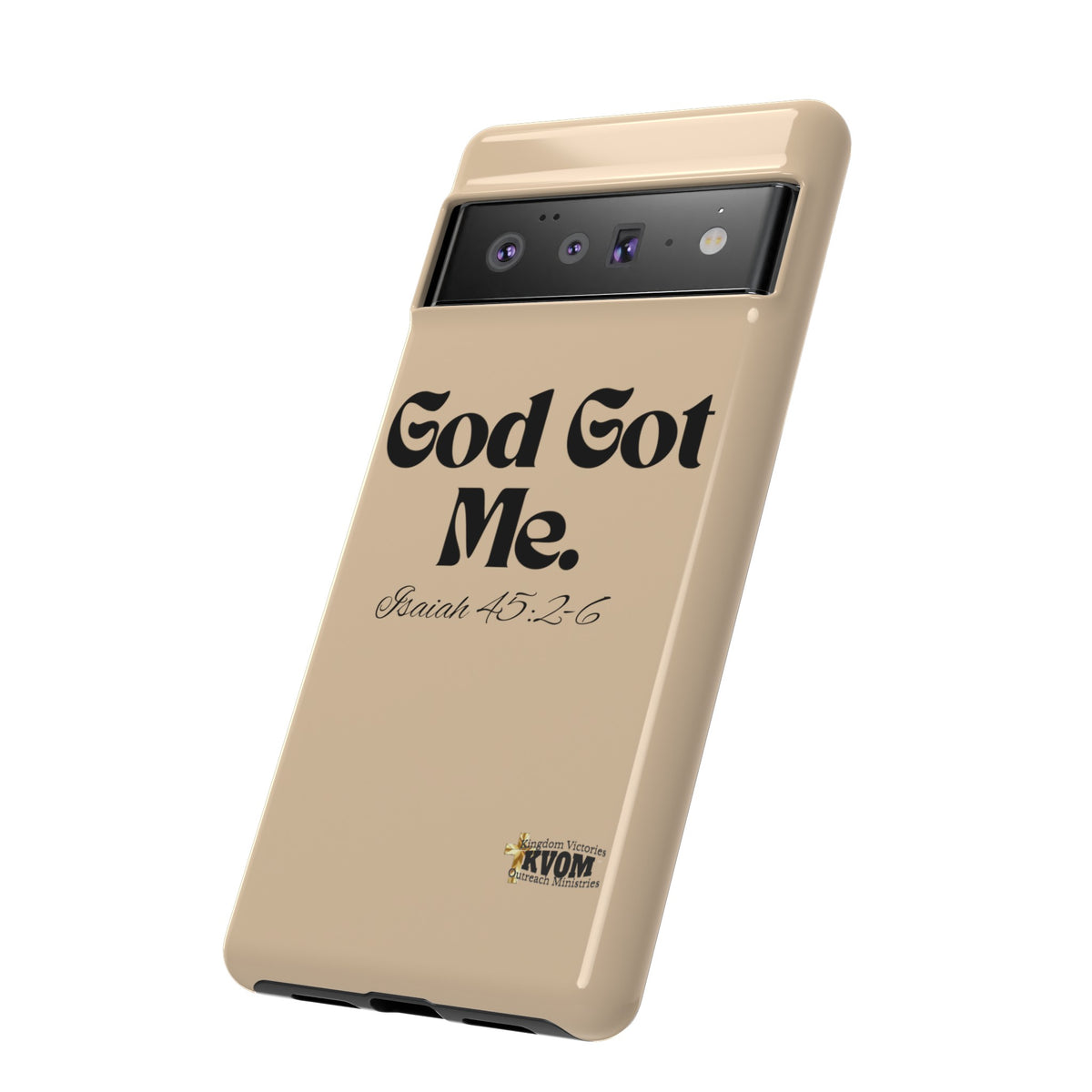 God Got Me KVOM Tough Case, Black Print