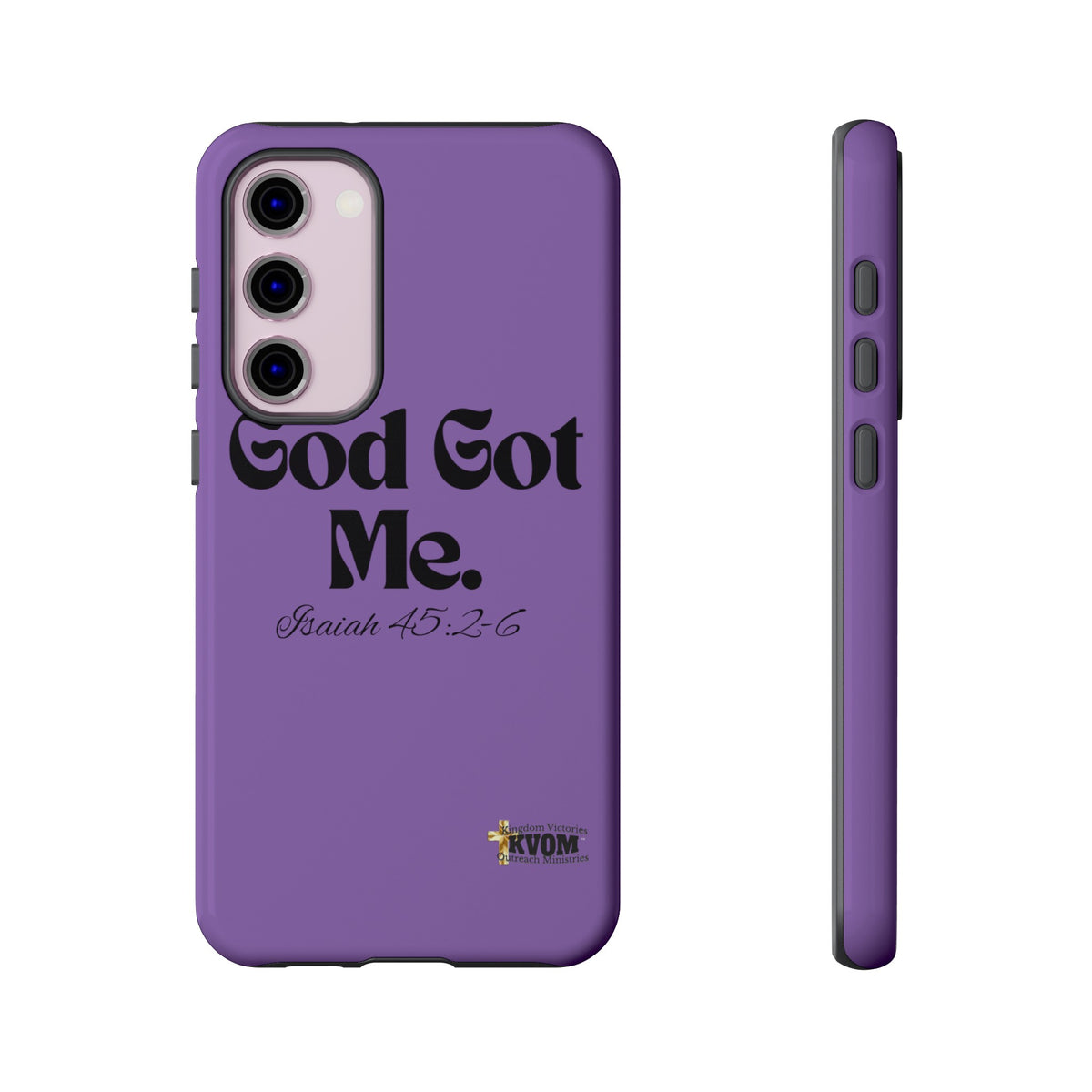 God Got Me KVOM Tough Case, Black Print