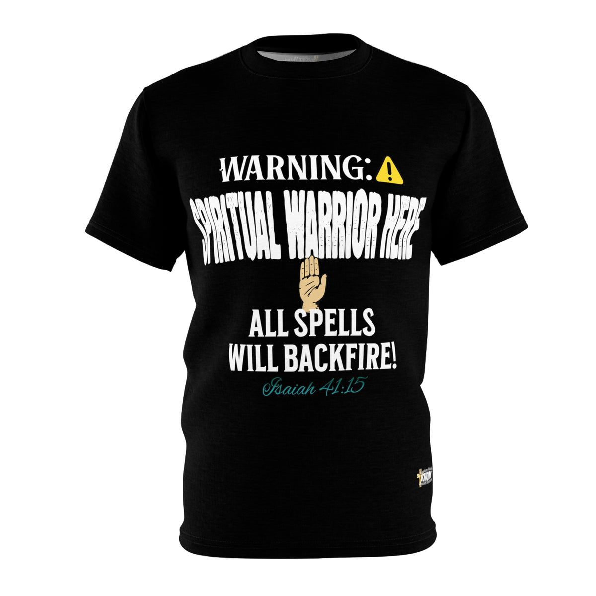 WARNING: Spiritual Warrior Here Men's T-Shirt