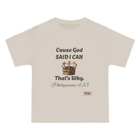 Cause God Said I Can Relaxed Fit Short-Sleeve T-Shirt