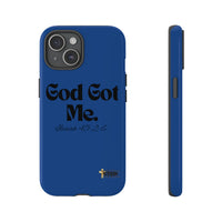 God Got Me KVOM Tough Case, Black Print