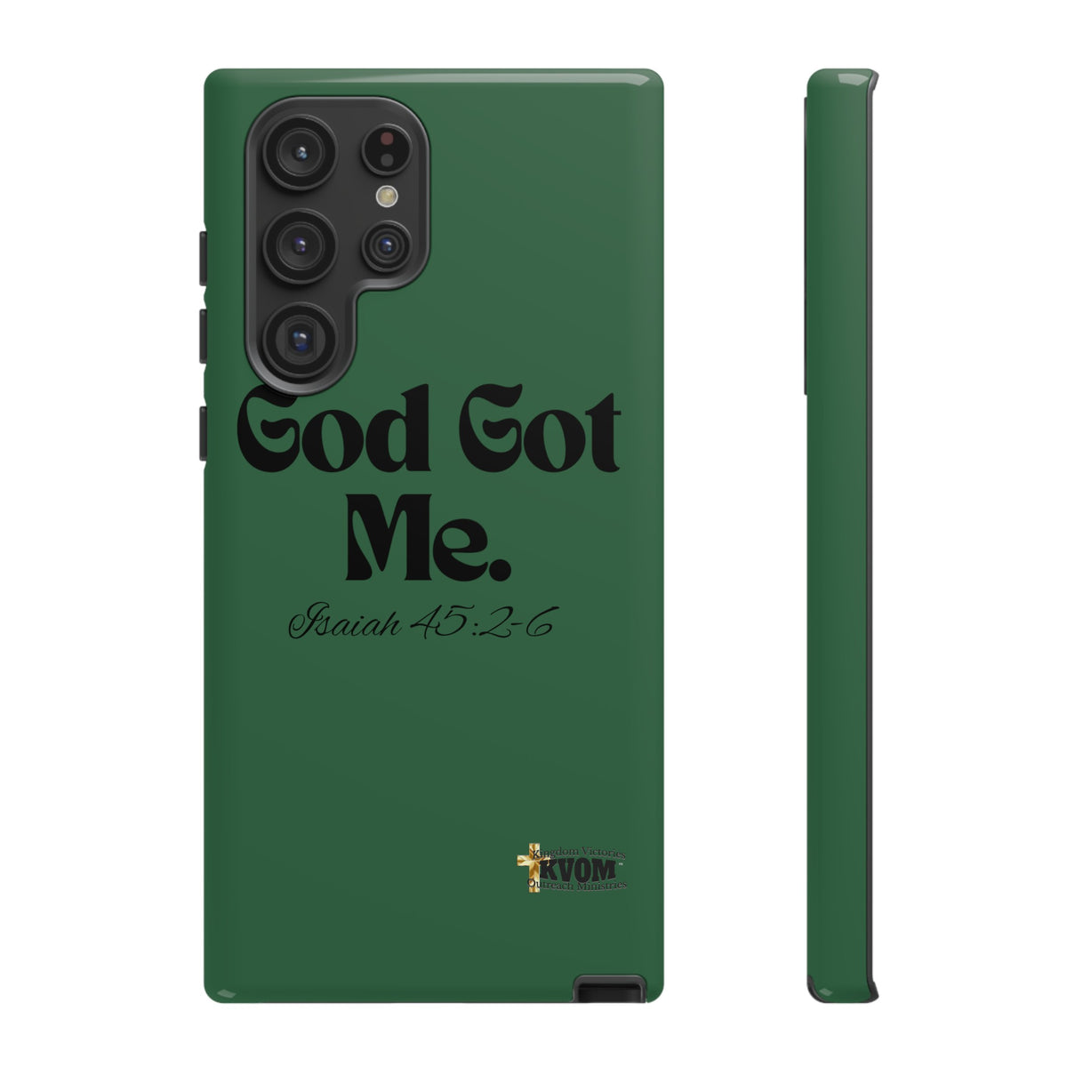 God Got Me KVOM Tough Case, Black Print