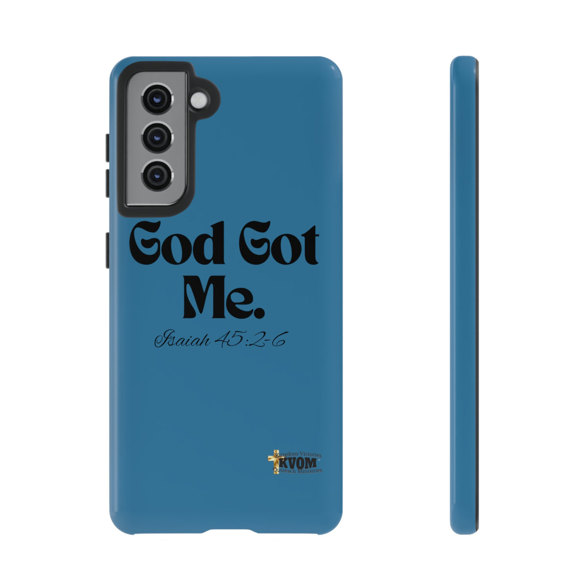 God Got Me KVOM Tough Case, Black Print