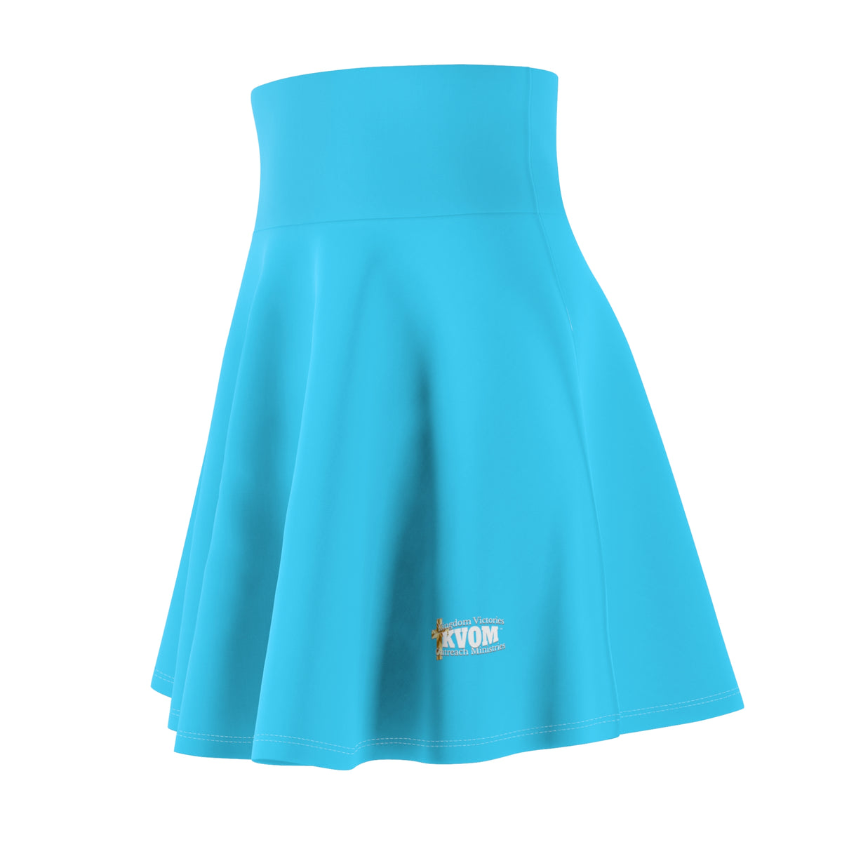 LOVED By The King of Kings Women's Skater Skirt, True Blue