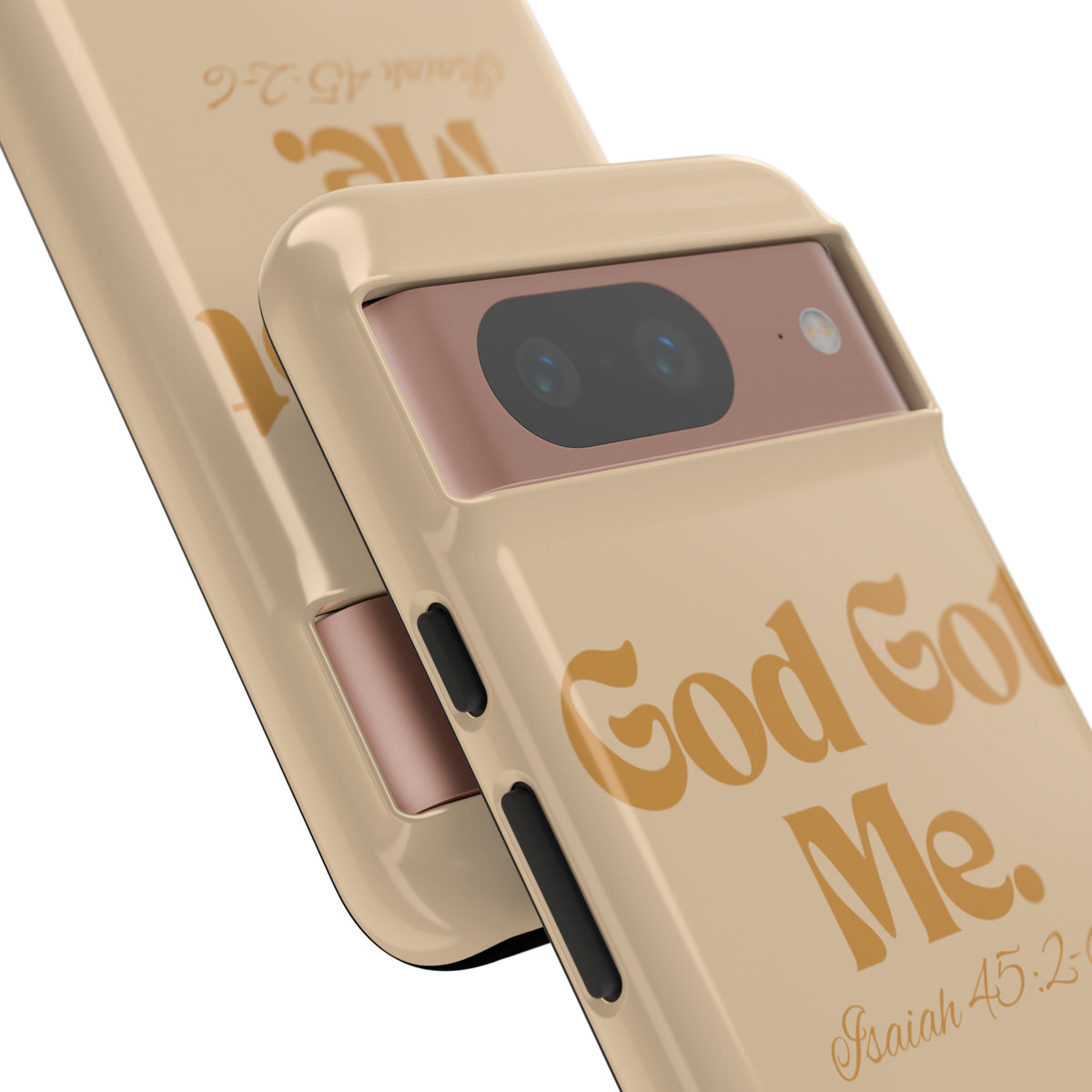 God Got Me KVOM Tough Case, Gold Print